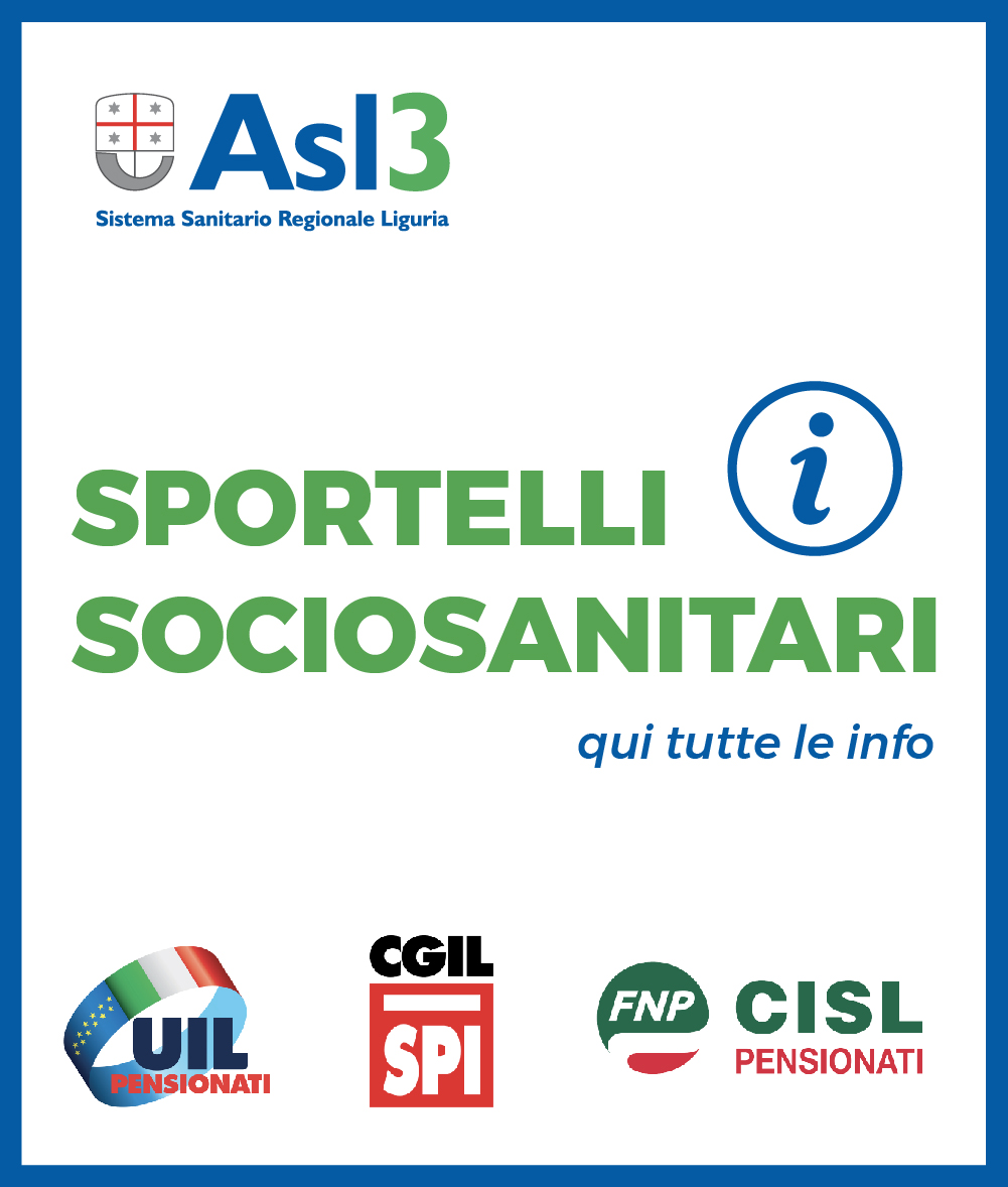 Sportelli sociosanitari nelle sedi SPI CGIL Cisl FNP Uil Pensionati