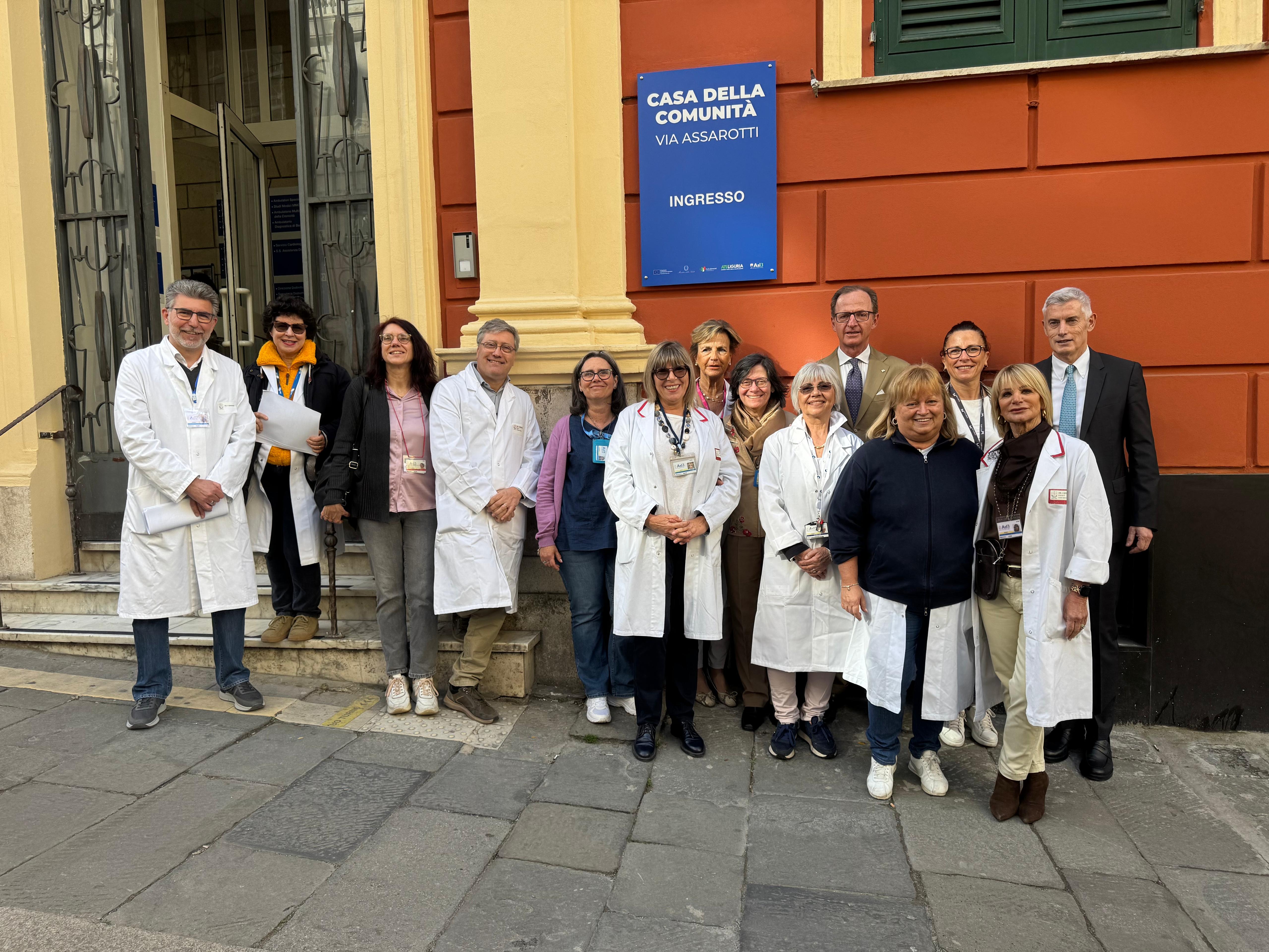 Servizi al cittadino: attiva la Casa della Comunità Assarotti (Hub) - ASL3